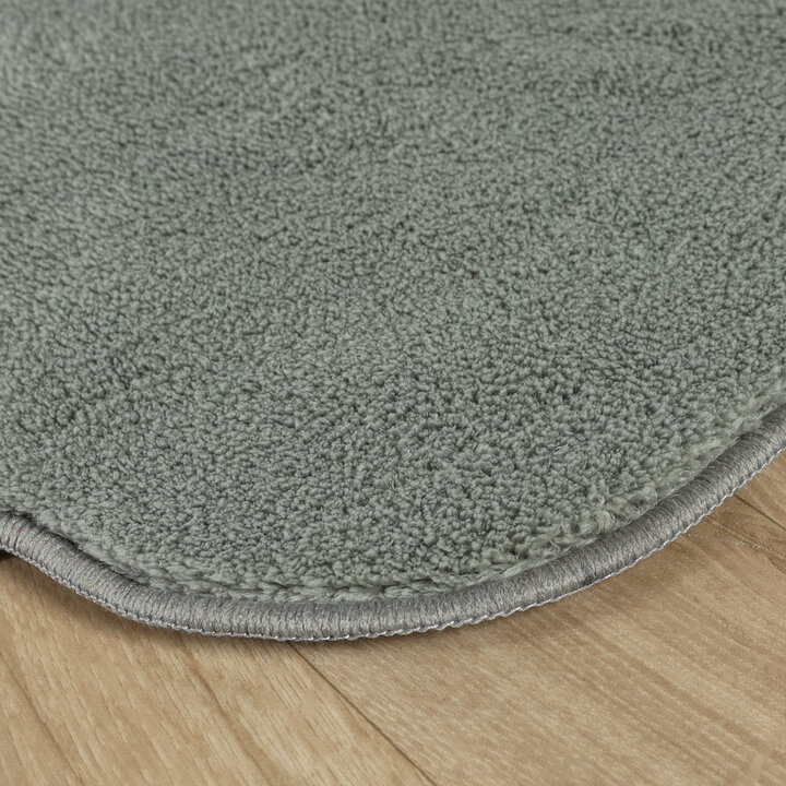 Rond wasbaar vloerkleed - Puck Groen - 4
