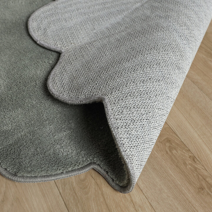 Rond wasbaar vloerkleed - Puck Groen - 5