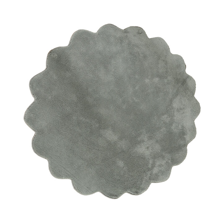 Rond wasbaar vloerkleed - Puck Groen - 1