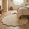 Rond wasbaar vloerkleed - Puck Beige - thumbnail