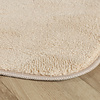 Rond wasbaar vloerkleed - Puck Beige - thumbnail 4