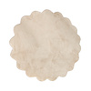 Rond wasbaar vloerkleed - Puck Beige - thumbnail 1