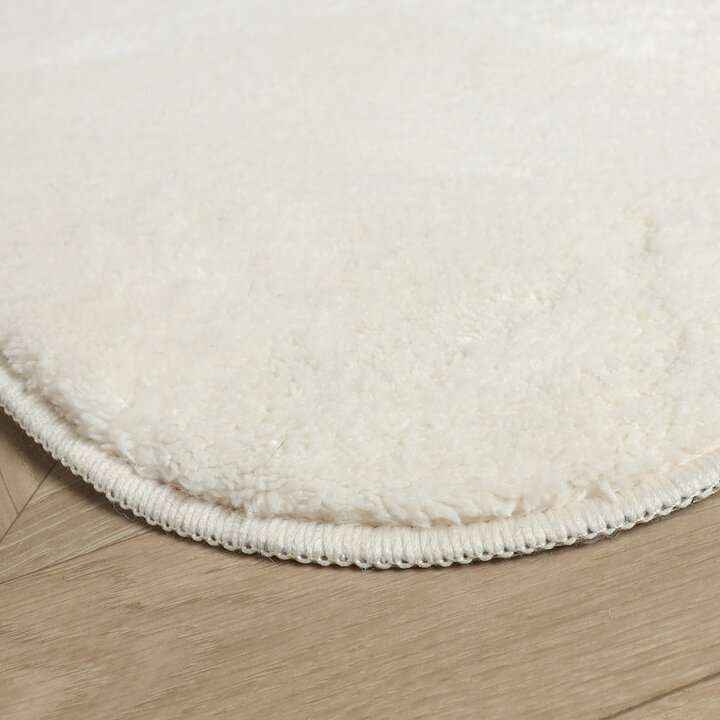 Wasbaar vloerkleed - Puck Wit - 4