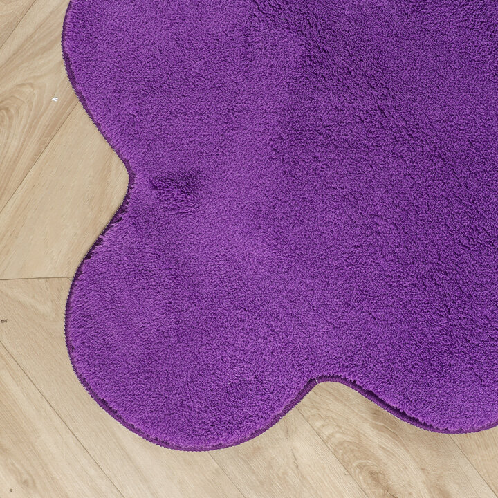 Wasbaar vloerkleed - Puck Paars - 3