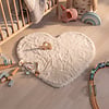 Kindervloerkleed - Huggy Hart Wit - thumbnail
