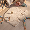 Kindervloerkleed - Huggy Olifant Creme - thumbnail