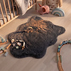 Kindervloerkleed - Huggy Schaap Antraciet - thumbnail