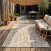 Binnen- & buitenvloerkleed - Bloom Oriental Taupe - thumbnail