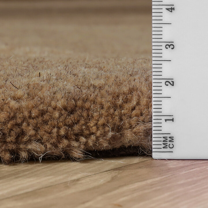 Wollen vloerkleed - Isara Border Bruin - 5