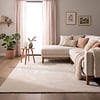 Zacht laagpolig vloerkleed - Cozy Creme - thumbnail