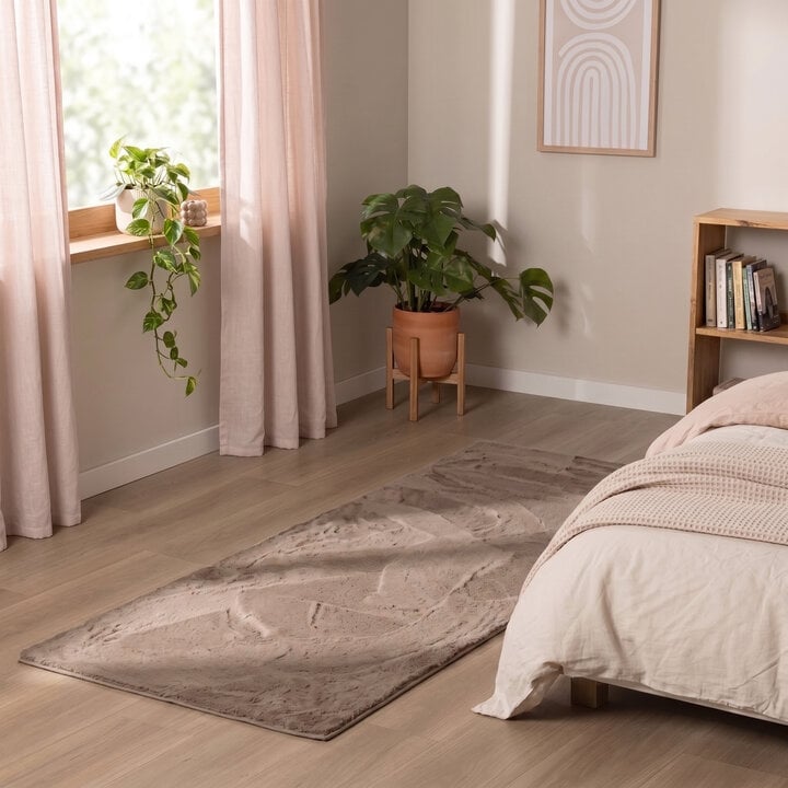 Zacht laagpolige Loper - Cozy Taupe