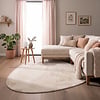 Zacht laagpolig vloerkleed - Cozy Pebble Creme - thumbnail