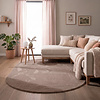 Ovaal laagpolig vloerkleed - Cozy Taupe - thumbnail