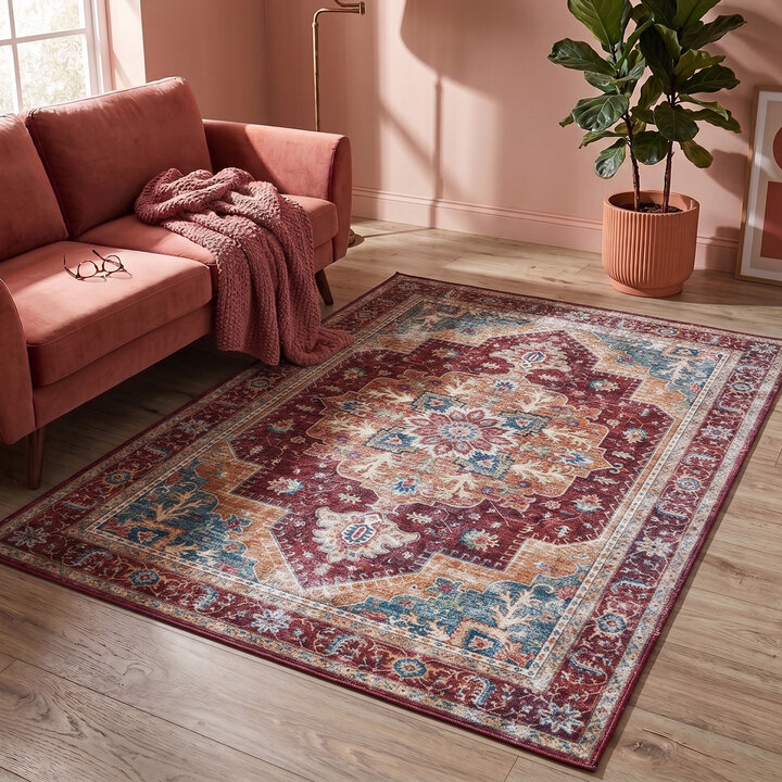 Vintage vloerkleed - Azara Rood