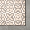 Geometrisch buitenkleed - Mosaic Medina Creme - thumbnail 3