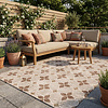Geometrisch buitenkleed - Mosaic Dot Terracotta - thumbnail