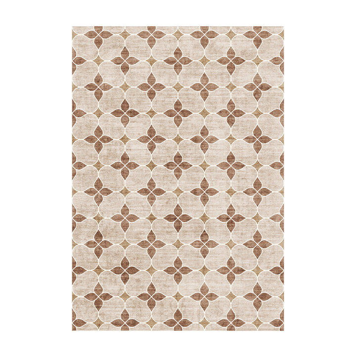 Geometrisch buitenkleed - Mosaic Dot Terracotta - 1