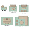 Geometrisch buitenkleed - Mosaic Dot Terracotta - thumbnail 5