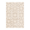 Geometrisch buitenkleed - Mosaic Petal Creme - thumbnail 1