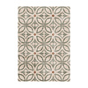 Geometrisch buitenkleed - Mosaic Petal Groen - thumbnail 1