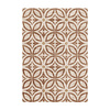 Geometrisch buitenkleed - Mosaic Petal Terracotta - thumbnail 1