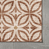 Geometrisch buitenkleed - Mosaic Petal Terracotta - thumbnail 3