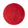 Rond wasbaar vloerkleed - Vivid Rood  - thumbnail 1