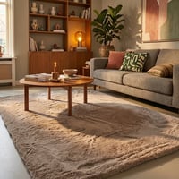 Zacht Hoogpolig vloerkleed - Comfy Supreme Taupe