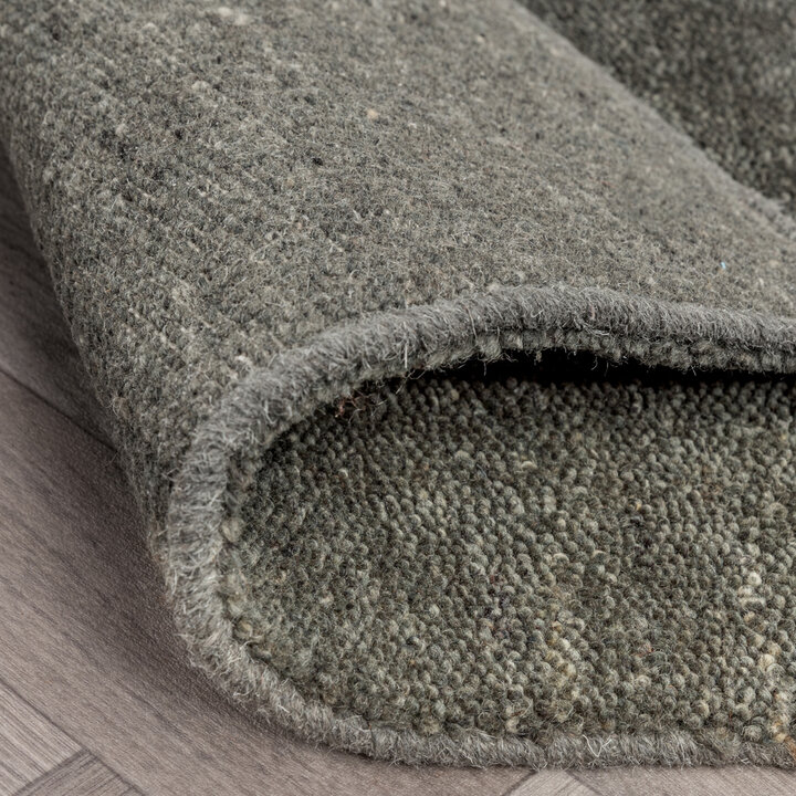 Rond Berber vloerkleed - Aicha Groen - 5