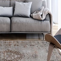 Vintage vloerkleed - The Fading world Grey Ebony 8257