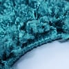 Rond Hoogpolig vloerkleed - Life Turquoise  - thumbnail 2
