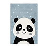 Kindervloerkleed - Atlantisch Panda Blauw - thumbnail 1