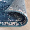 Vintage vloerkleed - Deep Tile  Blauw