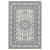 Perzisch tapijt - Mirkan Parun Blauw Creme