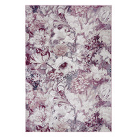 Bloemen vloerkleed - Romance Symphony Roze Creme