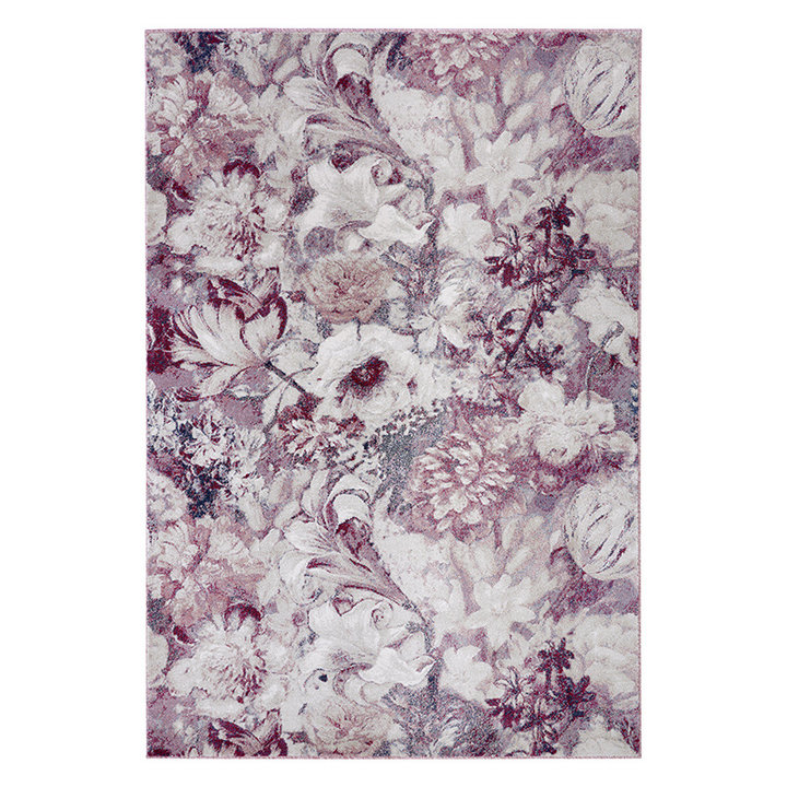 Bloemen vloerkleed - Romance Symphony Roze/Creme