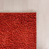 Hoogpolig vloerkleed - Solid Rood