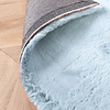Zacht Hoogpolig vloerkleed - Comfy Lichtblauw