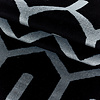 Modern vloerkleed - Streaky Pattern Zwart Wit