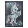 Kindervloerkleed Unicorn - Fleurtje Grijs - thumbnail 1