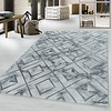 Modern vloerkleed - Marble Square Grijs/Zilver - thumbnail