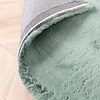 Zacht Hoogpolig vloerkleed - Comfy Blauw/Groen