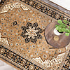 Perzisch tapijt - Rezah Medaillon Bruin