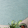 Rond buitenkleed - Costa Turquoise