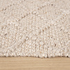 Wol gevlochten vloerkleed - Knit Beige