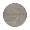 Rond modern vloerkleed - Solacio Leaves Grijs - thumbnail 1