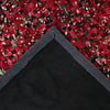 Leren patchwork vloerkleed - Filz 100 Rood/Goud - thumbnail 4