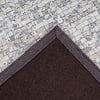 Leren patchwork vloerkleed - Filz 100 Wit/Zilver - thumbnail 4