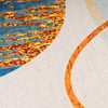 Abstract vloerkleed - Paladino 400 Blauw/Goud
