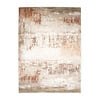 Abstract vloerkleed - Xavier Scratch Taupe/Rood